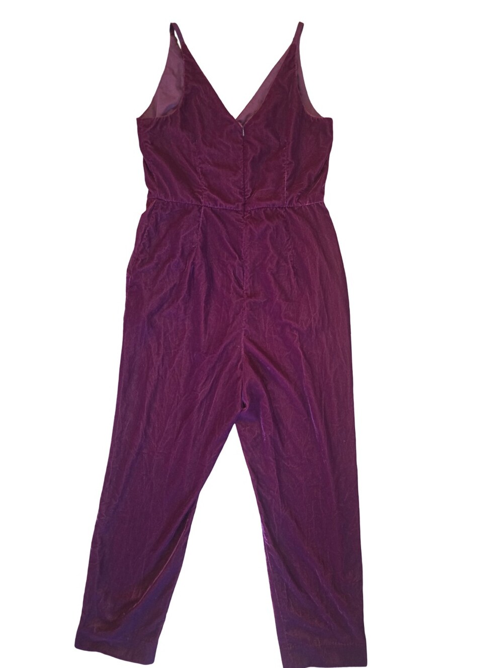 Banana Republic Plum Velvet Romper
